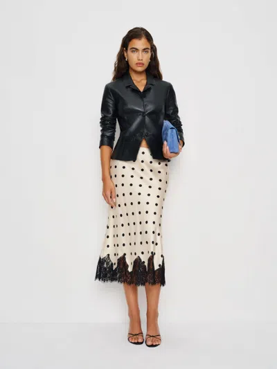 Reformation Carolina Silk Skirt