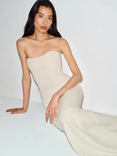 Reformation Carolynn Dress Ivory 8 In Red