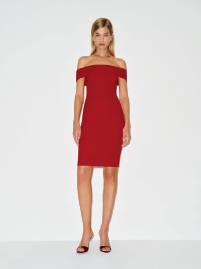 Reformation Carrera Dress Red 10