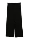 Reformation Carter Trousers In Black
