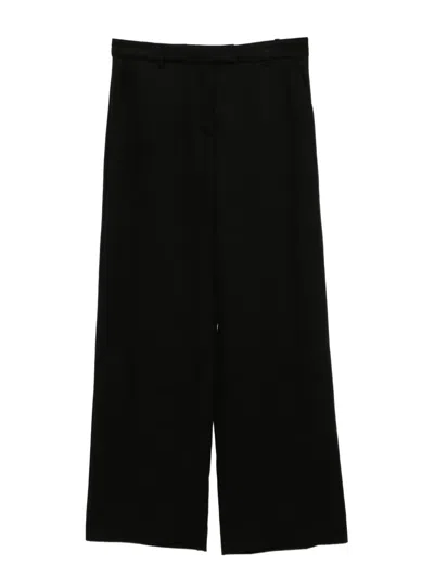 Reformation Carter Trousers In Black