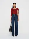Reformation Cary High Rise Slouchy Wide Leg Jeans In Blue