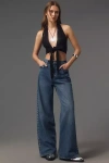 Reformation Cary High-rise Slouchy Wide-leg Jeans In Blue