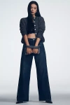 Reformation Cary High-rise Slouchy Wide-leg Jeans In Blue