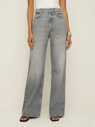 Reformation Cary High Rise Slouchy Wide Leg Jeans In Nixie