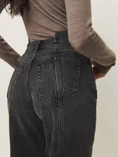 Reformation Cary High Rise Slouchy Wide Leg Jeans In Trinity Reworked