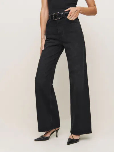 Reformation Cary High Rise Slouchy Wide Leg Jeans In Vana