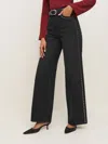 Reformation Cary High Rise Slouchy Wide Leg Jeans In Vana Studded