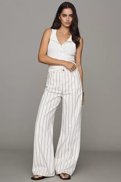 Reformation Cary High-rise Slouchy Wide-leg Jeans In White
