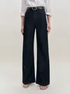 Reformation Cary Lived-in Wide Leg Jeans In Bleu