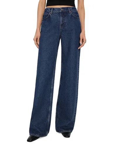 Reformation Cary Low Rise Slouchy Wide Jeans In Cleary