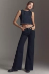 Reformation Cary Low-rise Slouchy Wide-leg Jeans In Blue