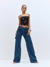 REFORMATION CARY LOW RISE SLOUCHY WIDE LEG JEANS