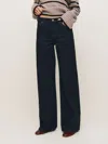 Reformation Cary Low Rise Slouchy Wide Leg Jeans In Ondine