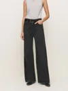 Reformation Cary Low Rise Slouchy Wide Leg Jeans In Summit