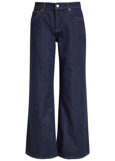 Reformation Cary Wide-leg Jeans In Blue