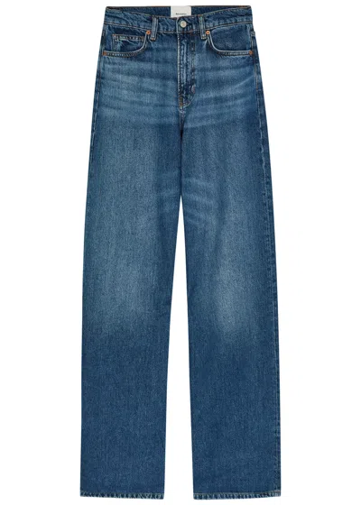 Reformation Cary Wide-leg Jeans In Blue