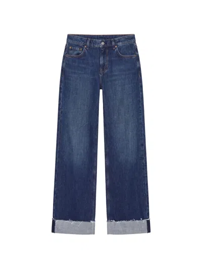 Reformation Cary Wide-leg Jeans In Multi