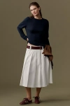 Reformation Cashmere Boyfriend Sweater In Blue