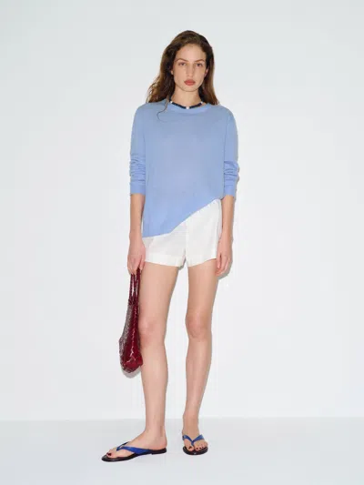 Reformation Cashmere Boyfriend Sweater Blue Xs