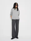 Reformation Cashmere Boyfriend Sweater In Multi