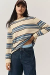 Reformation Cashmere Boyfriend Sweater In Multicolor