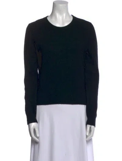 Pre-owned Reformation Cashmere Crew Neck Sweater In Black