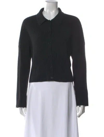 Pre-owned Reformation Cashmere Crew Neck Sweater In Black