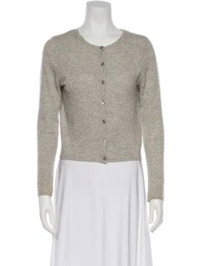 Pre-owned Reformation Cashmere Crew Neck Sweater In Blue