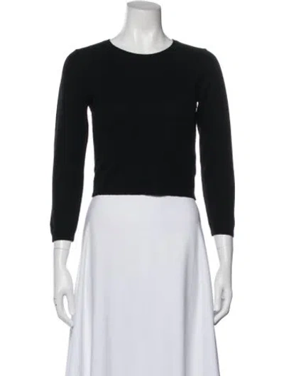 Pre-owned Reformation Cashmere Crew Neck Sweater In Blue