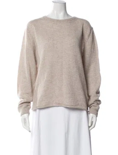 Pre-owned Reformation Cashmere Crew Neck Sweater In Blue