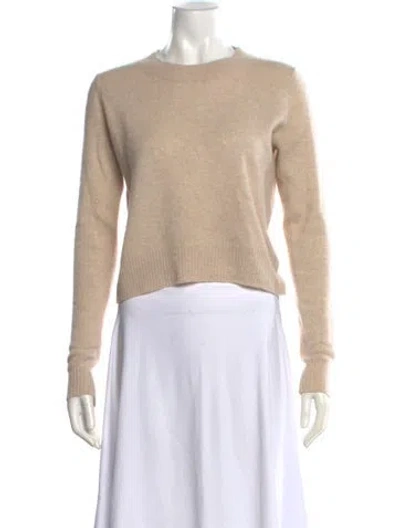 Pre-owned Reformation Cashmere Crew Neck Sweater In Neutral