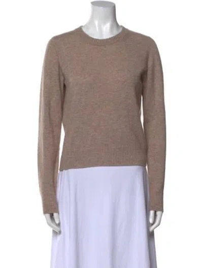 Pre-owned Reformation Cashmere Crew Neck Sweater In Neutral