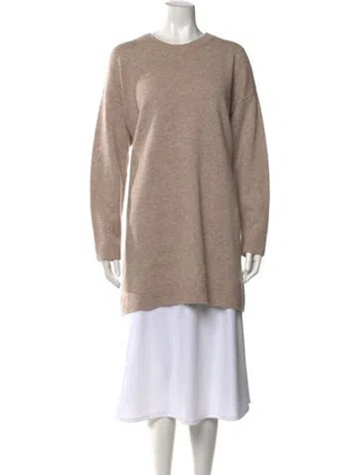 Pre-owned Reformation Cashmere Crew Neck Sweater In Neutral