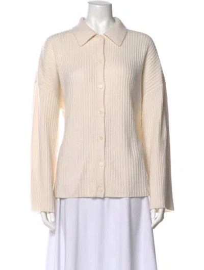 Pre-owned Reformation Cashmere Crew Neck Sweater In Neutral