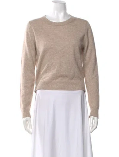 Pre-owned Reformation Cashmere Crew Neck Sweater In Neutral