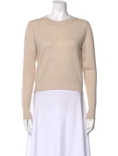 Pre-owned Reformation Cashmere Crew Neck Sweater In Neutral