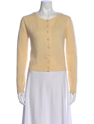 Pre-owned Reformation Cashmere Crew Neck Sweater In Neutral