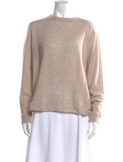 Pre-owned Reformation Cashmere Crew Neck Sweater In Neutral