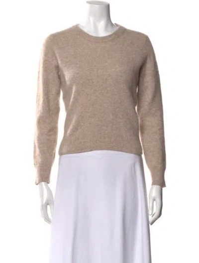 Pre-owned Reformation Cashmere Crew Neck Sweater In Neutral