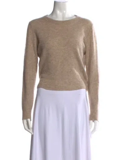 Pre-owned Reformation Cashmere Crew Neck Sweater In Neutral