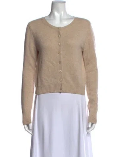 Pre-owned Reformation Cashmere Crew Neck Sweater In Neutrals