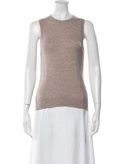 Pre-owned Reformation Cashmere Crew Neck Sweater In Neutrals