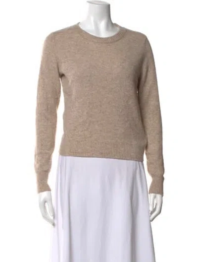 Pre-owned Reformation Cashmere Crew Neck Sweater In Neutrals