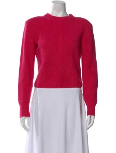 Pre-owned Reformation Cashmere Crew Neck Sweater In Pink