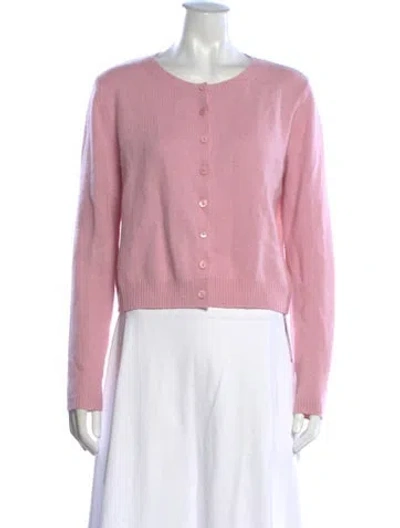 Pre-owned Reformation Cashmere Crew Neck Sweater In Pink