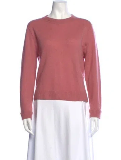 Pre-owned Reformation Cashmere Crew Neck Sweater In Pink