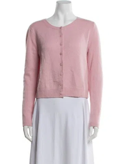 Pre-owned Reformation Cashmere Crew Neck Sweater In Pink