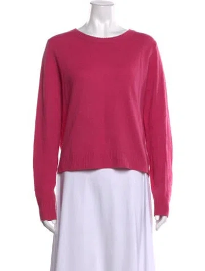 Pre-owned Reformation Cashmere Crew Neck Sweater In Red