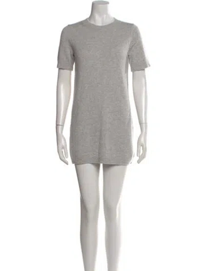 Pre-owned Reformation Cashmere Crew Neck Sweater W/ Tags In Gray